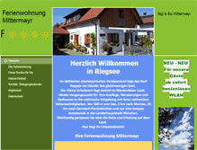 Tablet Screenshot of fewo-mittermayr-riegsee.de